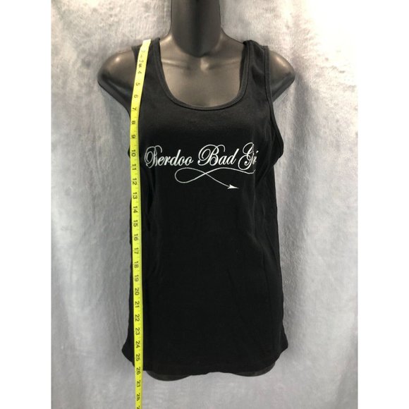 Bella Brand Berdoo Bad Girl Sleeveless Tee Black Womens Size XL - Picture 3 of 9